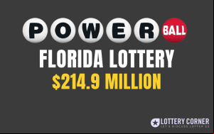 A Florida lottery ticket won the $214.9 million Powerball jackpot!