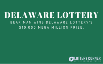 Bear Man wins Delaware Lottery's $10,000 Mega Million Prize!