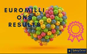 EuroMillions :Winning Lotto numbers for Friday $25m jackpot