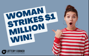 Woman Strikes $1 Million Win with $5 Gold Rush Doubler Scratch-Off Game!
